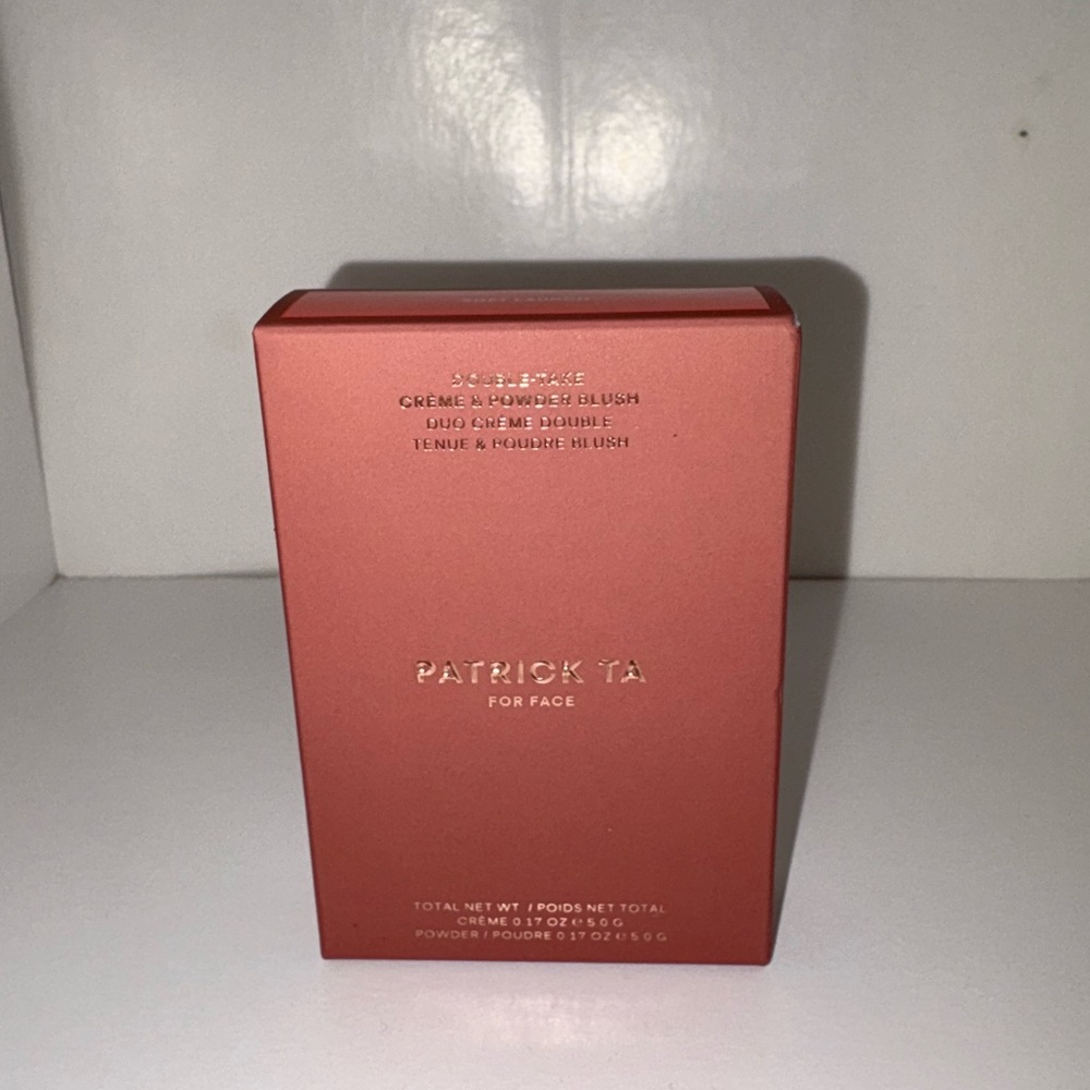 Patrick Ta blush in shade “soft launch”